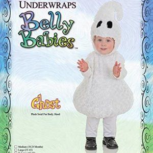 Toddler Underwraps Halloween Ghost Baby Bellies Costume